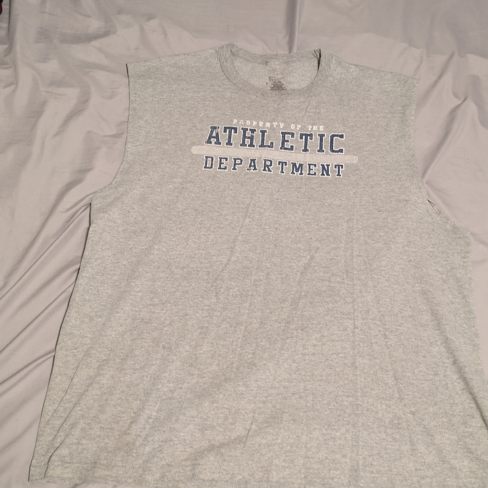 Gray Athletic Department Men's Sleeveless Shirt